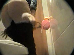 Big-ass momma filmed in detail by toilet spy cam voyeur video #2