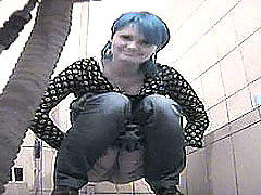 Spy cam planted in ladies' room brings its fruits voyeur video #1
