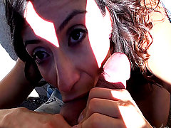 Public suck me up voyeur video #1