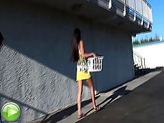 Laundry day gets interesting voyeur video #3