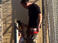 Prison style fuck-a-thon voyeur video #1