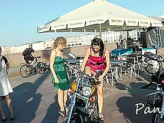Beautiful upskirts of sexy chicks voyeur video #2