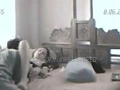 Karanchi couple having a great sex in their bedroom voyeur video #3