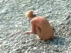 Lovely infantile babes taking off all their clothes for a good regular tan voyeur video #2