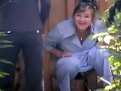 Pissing is a stuff when girls must be alone, they must be sure that nobody's watching them performing such an important thing! voyeur video #4