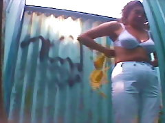 Nice blonde finally reached the beach voyeur video #1